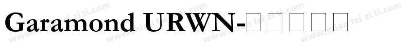 Garamond URWN字体转换
